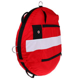 Maxbell Red Freediving Buoy with Diver Flag for Diving, Spearfishing, Snorkeling