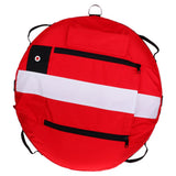 Maxbell Red Freediving Buoy with Diver Flag for Diving, Spearfishing, Snorkeling