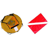 Maxbell Yellow Freediving Buoy with Diver Flag for Diving, Spearfishing, Snorkeling