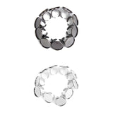 Maxbell 20 Pieces Adjustable Brass DIY Blank Ring Bezel Base for 25mm Cabochon