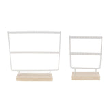 Maxbell 24/44 Holes Stand Rack Holder for Earring Necklace Jewelry Display Showcase