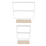 Maxbell 24/44 Holes Stand Rack Holder for Earring Necklace Jewelry Display Showcase