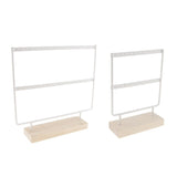 Maxbell 24/44 Holes Stand Rack Holder for Earring Necklace Jewelry Display Showcase