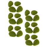 Maxbell 16x Moss Ball Decorative Stone Artificial Flocking Garden Plant Vase Filler