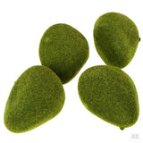 Maxbell 16x Moss Ball Decorative Stone Artificial Flocking Garden Plant Vase Filler