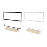 Maxbell 2 Pieces 44 Holes Earrings Organizer Holder Necklaces Jewelry Display Rack