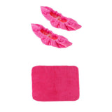 Maxbell Ice Hockey Figure Skate Terry Blade Covers Soakers Guards Cleaner Pink