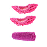 Maxbell Ice Hockey Figure Skate Terry Blade Covers Soakers Guards Cleaner Purple