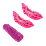 Maxbell Ice Hockey Figure Skate Terry Blade Covers Soakers Guards Cleaner Purple