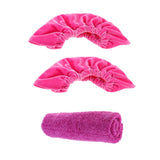 Maxbell Ice Hockey Figure Skate Terry Blade Covers Soakers Guards Cleaner Purple