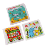 Maxbell 3 Pieces Waterproof Baby Kids Shower Bath Book Early Educational Toys