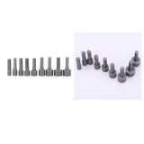 Maxbell 18Pieces/ 2Sets 5mm-13mm Hex Socket Sleeve Nozzles Nut Driver Set