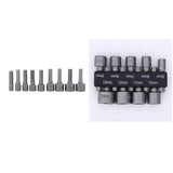 Maxbell 18Pieces/ 2Sets 5mm-13mm Hex Socket Sleeve Nozzles Nut Driver Set