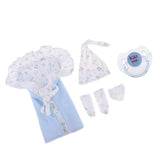 Maxbell Cotton Hat Blanket Underpants Socks Magnetic Pacifier for Newborn Baby Doll