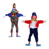 Maxbell 2Pcs 41cm Funny Clown Man Doll Wearing Clothes Halloween Ornament Kids Gift