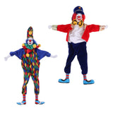 Maxbell 2Pcs 41cm Funny Clown Man Doll Wearing Clothes Halloween Ornament Kids Gift