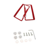 Maxbell 2Pcs 12"x6" License Plate Frame w/8X Rhinestone Screws Caps Kit