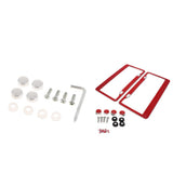 Maxbell 2Pcs 12"x6" License Plate Frame w/8X Rhinestone Screws Caps Kit