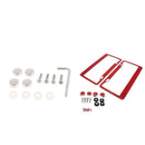 Maxbell 2Pcs 12"x6" License Plate Frame w/8X Rhinestone Screws Caps Kit