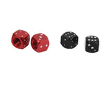 Maxbell 2Pcs Dice Valve Stem Caps Motorcycle Car Truck Bike Tire Wheel Cover