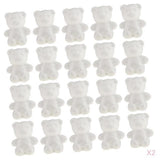 Maxbell 40pcs Bear Shaped   Foam Crafts Creative DIY Handmade Painted Crafts