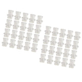 Maxbell 40pcs Bear Shaped   Foam Crafts Creative DIY Handmade Painted Crafts