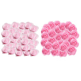 Maxbell 200pcs PE Foam Rose Flower Heads Artificial Rose Flowers DIY Decoration
