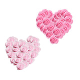 Maxbell 200pcs PE Foam Rose Flower Heads Artificial Rose Flowers DIY Decoration