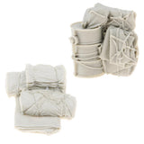 Maxbell 2x 1:35 Resin Models Soldiers Scene Accessories Modern Military Canvas Bag