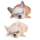 Maxbell 2pcs Sleeping Animal Model Figure Toys Figurine Home Decor French