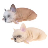 Maxbell 2pcs Sleeping Animal Model Figure Toys Figurine Home Decor French