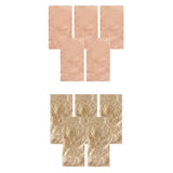 Maxbell 10 Sheets Gold Leaf Gilding Foil Paper for DIY Craft 7x14cm Gold/Rose gold