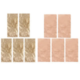 Maxbell 10 Sheets Gold Leaf Gilding Foil Paper for DIY Craft 7x14cm Gold/Rose gold