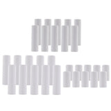 Maxbell 30 Pieces DIY Cylinder Shape Styrofoam Foam Material for Craft 120/90/63mm