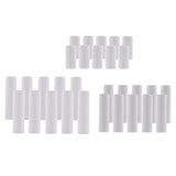 Maxbell 30 Pieces DIY Cylinder Shape Styrofoam Foam Material for Craft 120/90/63mm