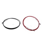 Maxbell 2Pcs 21Ft Throttle Shift Control Cable for Yamaha Outboard Red & Black