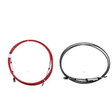 Maxbell 2Pcs 19Ft Throttle Shift Control Cable for Yamaha Outboard Red & Black