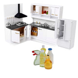 Maxbell 1/12 Dollhouse Miniature Kitchen Set Decor Doll House Decoration Accessories