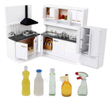 Maxbell 1/12 Dollhouse Miniature Kitchen Set Decor Doll House Decoration Accessories