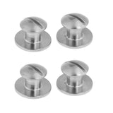 Maxbell 4 Pieces Stainless Steel Book Screw for Tech Scuba Diving Dive Backplate Pad