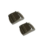 Maxbell 2Pieces 25mm 316 Stainless Steel Cam Buckle for Tie-Down Straps