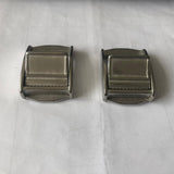 Maxbell 2Pieces 25mm 316 Stainless Steel Cam Buckle for Tie-Down Straps
