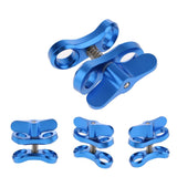 Maxbell 4Pieces Underwater Diving Ball Join Connector Clamp Mount Arm for Flashlight