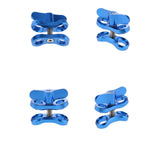 Maxbell 4Pieces Underwater Diving Ball Join Connector Clamp Mount Arm for Flashlight