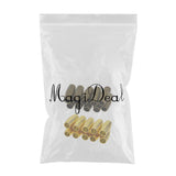 Maxbell 20 Sets Jewelry Findings Leather Cord End Magnetic Clasp Hole Size 4mm