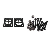 Maxbell 8x Skateboard Mounting Screws with 2x Riser Pad Longboard Hardware 35mm+3mm