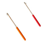 Maxbell 2 x Telescopic Stainless Steel Flagpole Banner Flagpole Guide Pole Length 1m