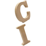 Maxbell Wooden Alphabet Craft Letter Plaque Wall Hanging Wedding Nursery Decor I & C