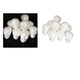 Maxbell 20pcs 55mm Halloween Skull Polystyrene Foam Oraments DIY Handmade Materials