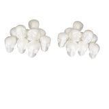 Maxbell 20pcs 55mm Halloween Skull Polystyrene Foam Oraments DIY Handmade Materials